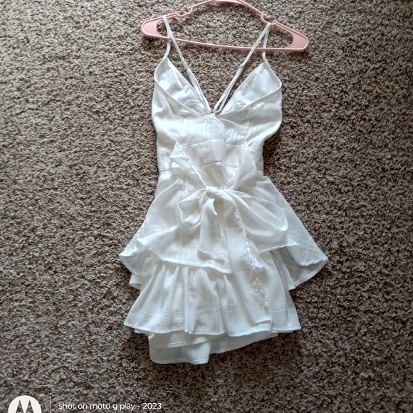 Princess Polly Women's Theodora Romper White Size Small - Picture 5 of 8